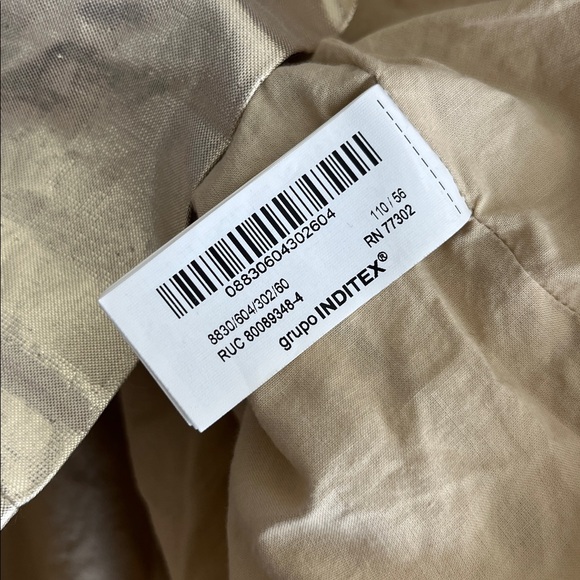 Zara Metallic Gold Dress A Line Holiday with Statement Bow Evening Formal - Picture 7 of 9